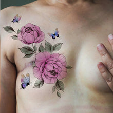 Load image into Gallery viewer, Floral Scar Coverage Tattoos