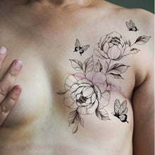 Load image into Gallery viewer, Floral Scar Coverage Tattoos