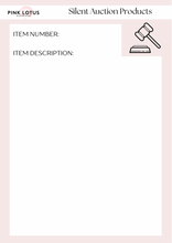 Load image into Gallery viewer, Downloadable- ‘Silent Auction’’