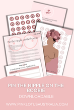 Load image into Gallery viewer, Downloadable- ‘Pin the Nipple on the Boobie’