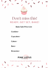 Load image into Gallery viewer, Downloadable- ‘Bake Day Sale’’