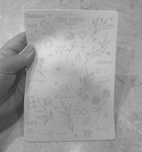 Load image into Gallery viewer, Butterfly & Tiny Tattoo Practice Skin