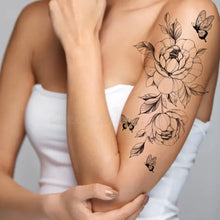 Load image into Gallery viewer, Floral Scar Coverage Tattoos