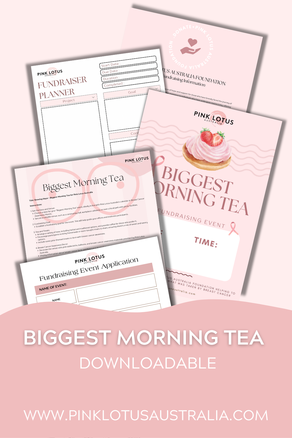 Downloadable- ‘Biggest Morning Tea’’ FREE